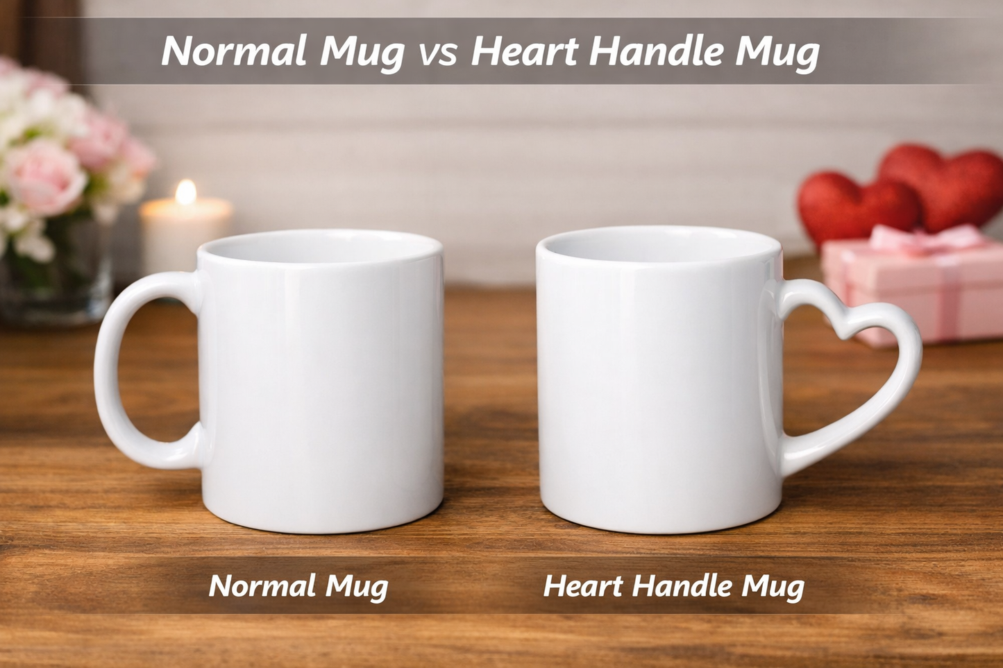 ❤️ Heart Handle Mug – Add-On (Colour and Design Remains the same Only handle shape changes to heart shape)