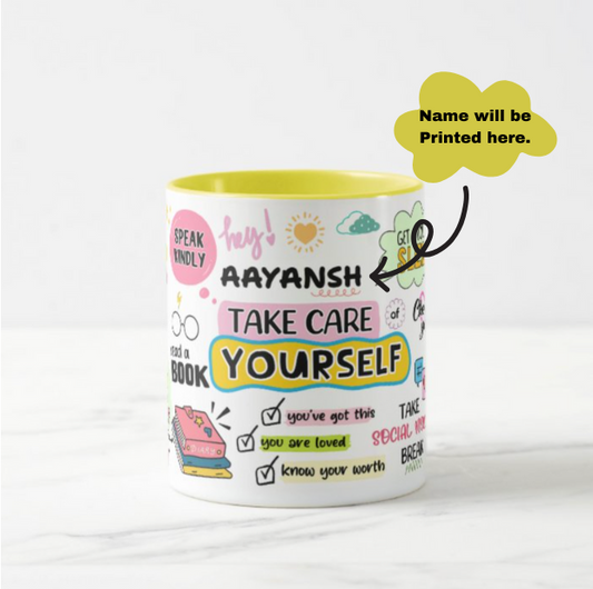 Take Care Mug (Personalised)