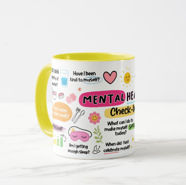 Mental Health Check-In Mug
