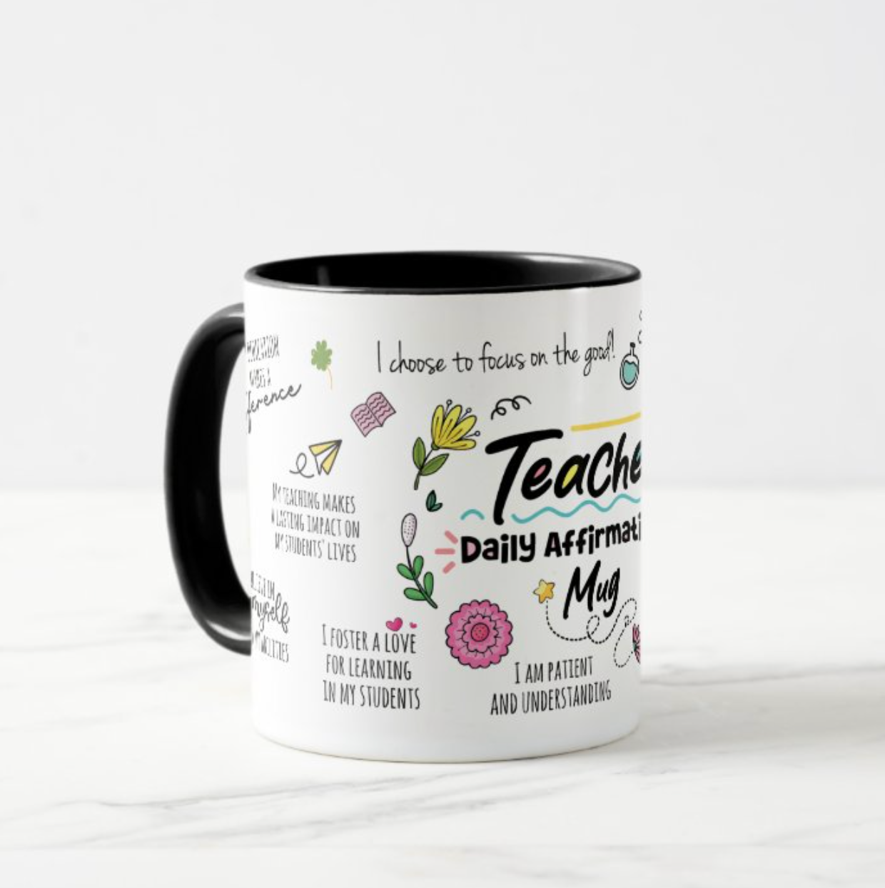 Teacher Daily Affirmations Mug
