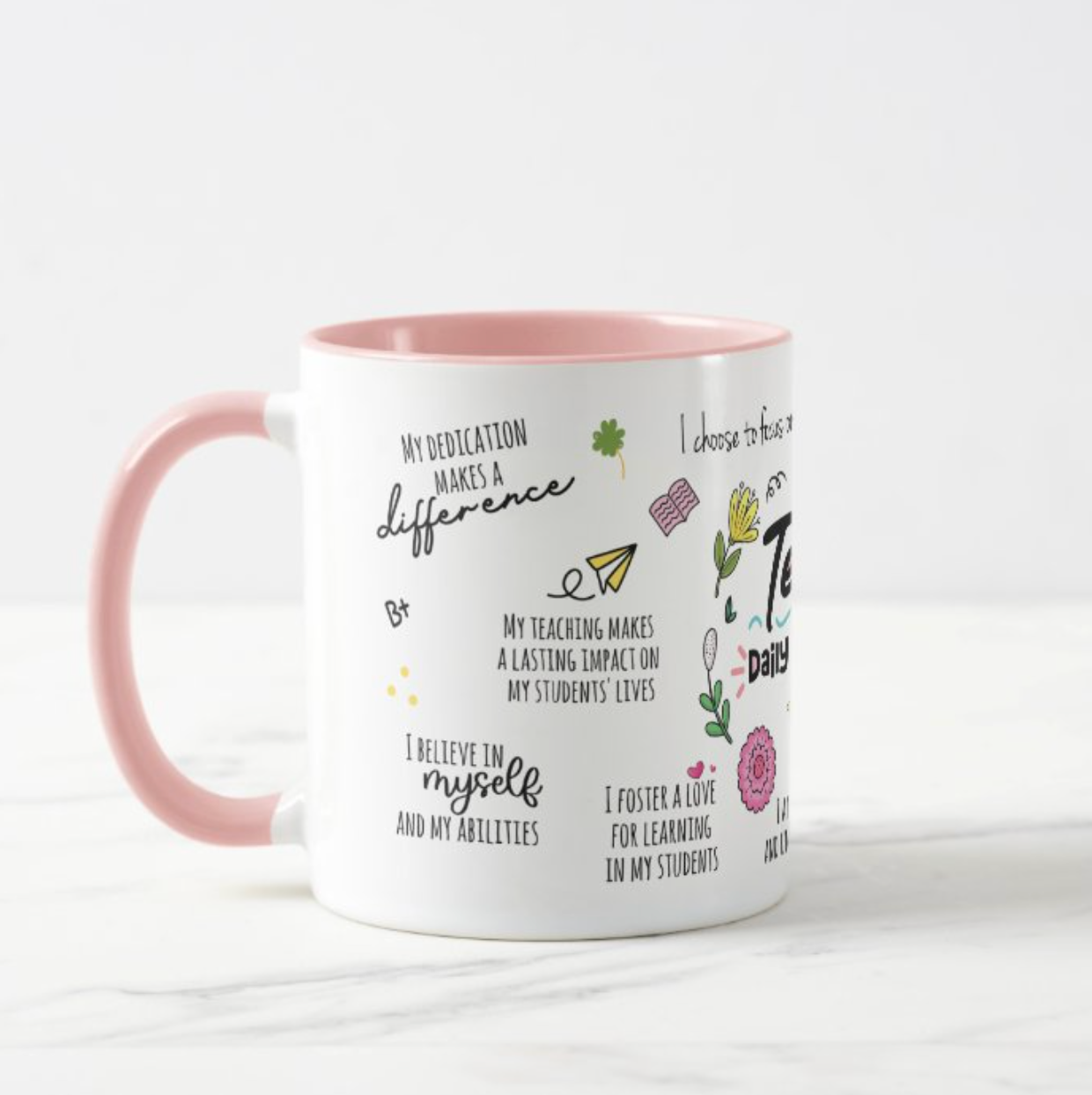 Teacher Daily Affirmations Mug