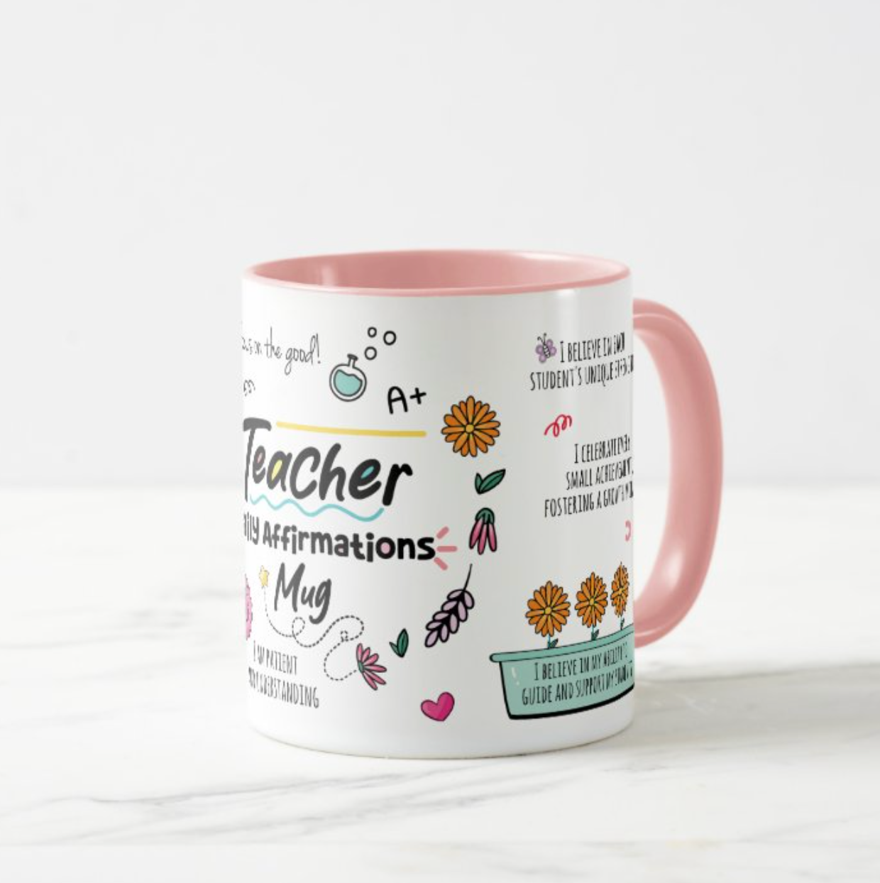 Teacher Daily Affirmations Mug