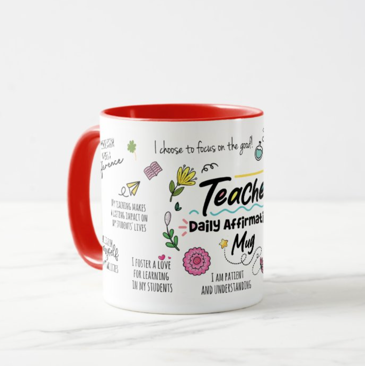 Teacher Daily Affirmations Mug