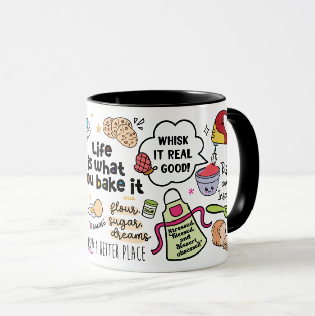 Life is what you bake mug