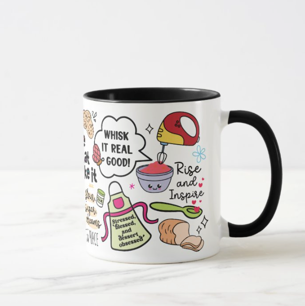 Life is what you bake mug