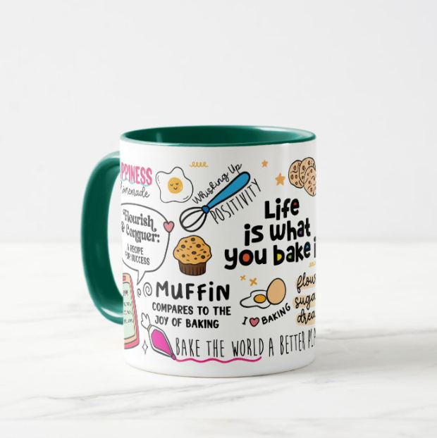 Life is what you bake mug