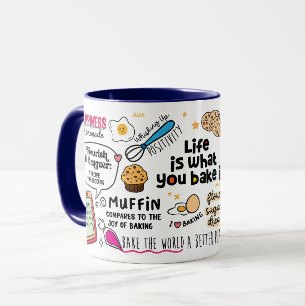 Life is what you bake mug