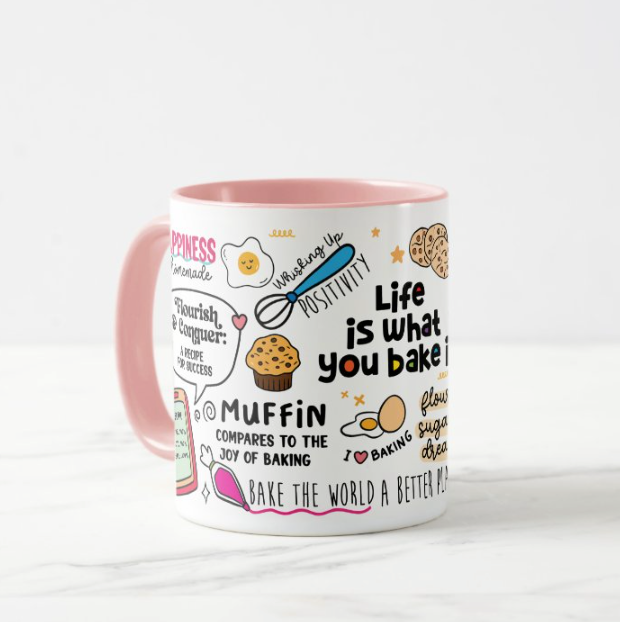 Life is what you bake mug