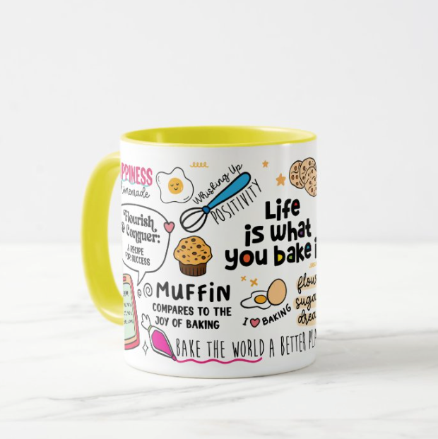 Life is what you bake mug