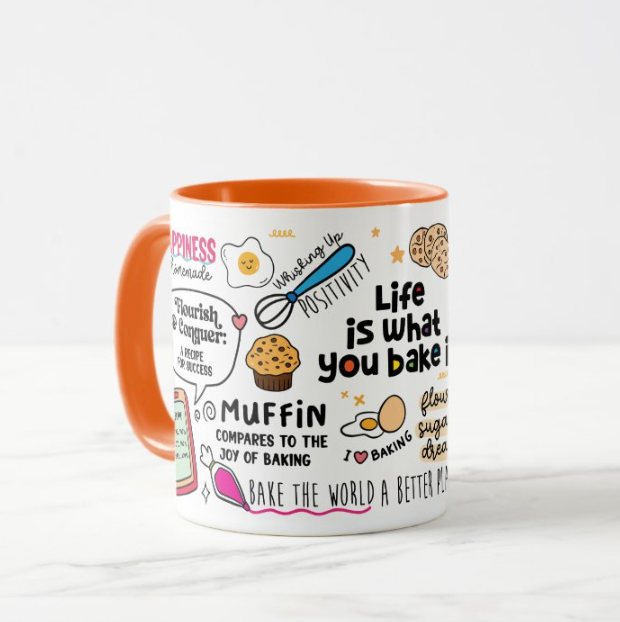 Life is what you bake mug
