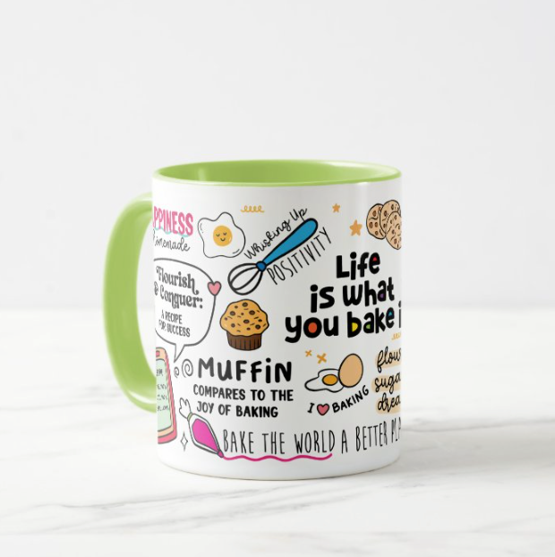 Life is what you bake mug