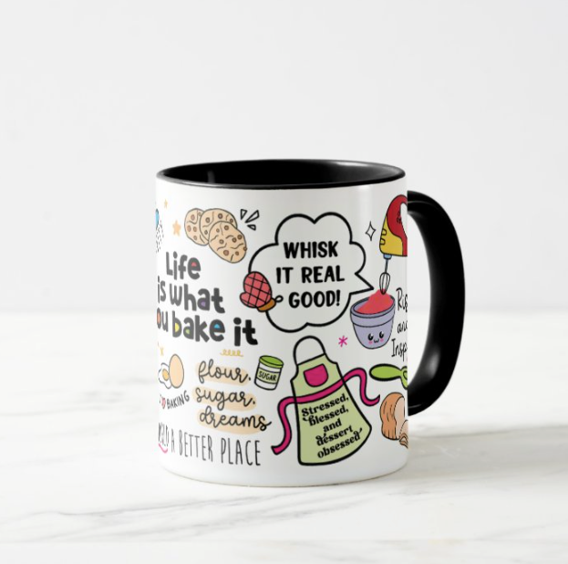 Life is what you bake mug