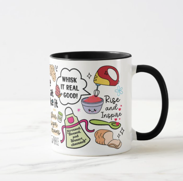 Life is what you bake mug