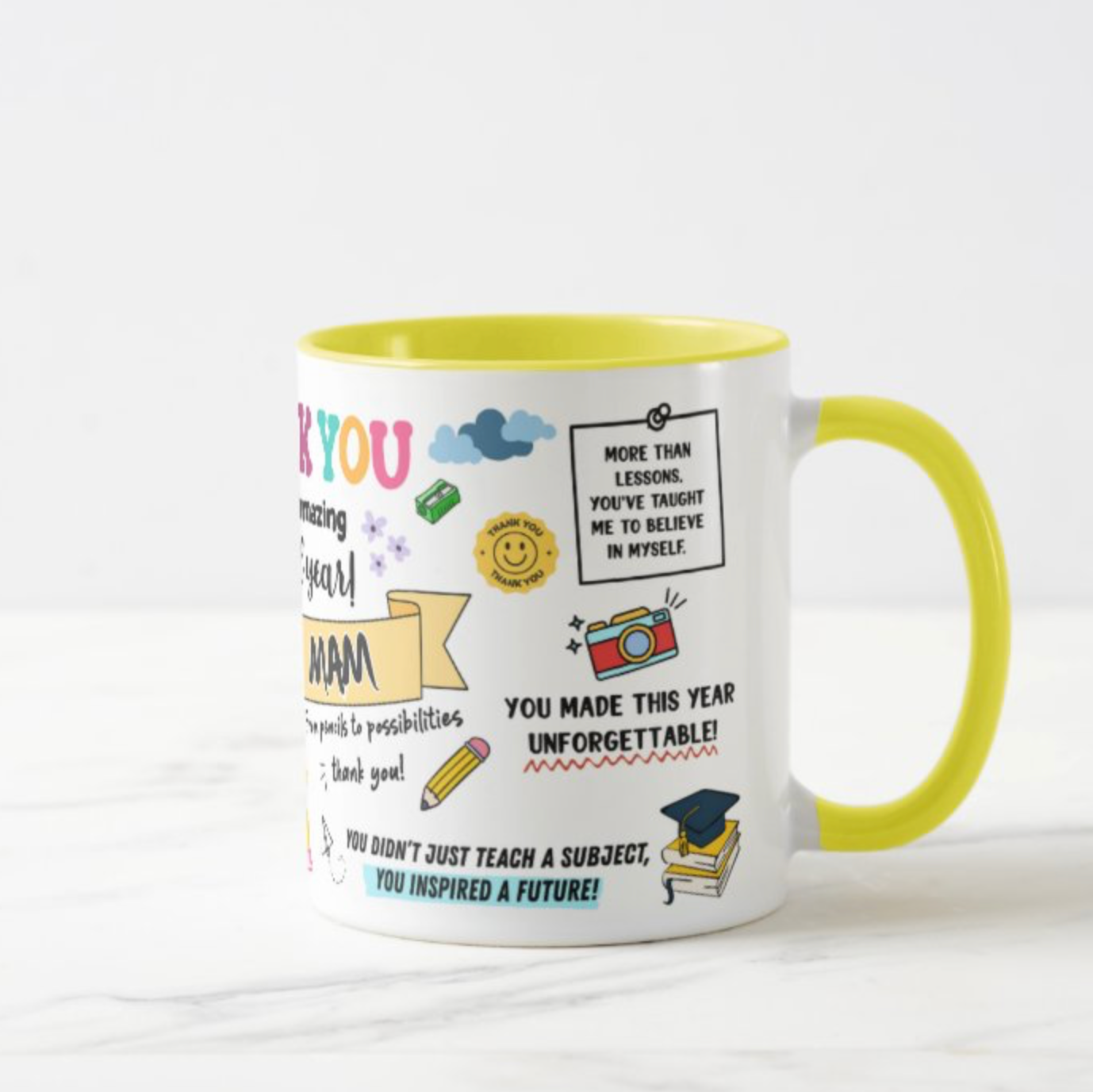 Thank You Teacher Mug (Personalised)