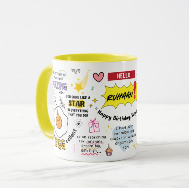 Happy Birthday (Personalised Mug)