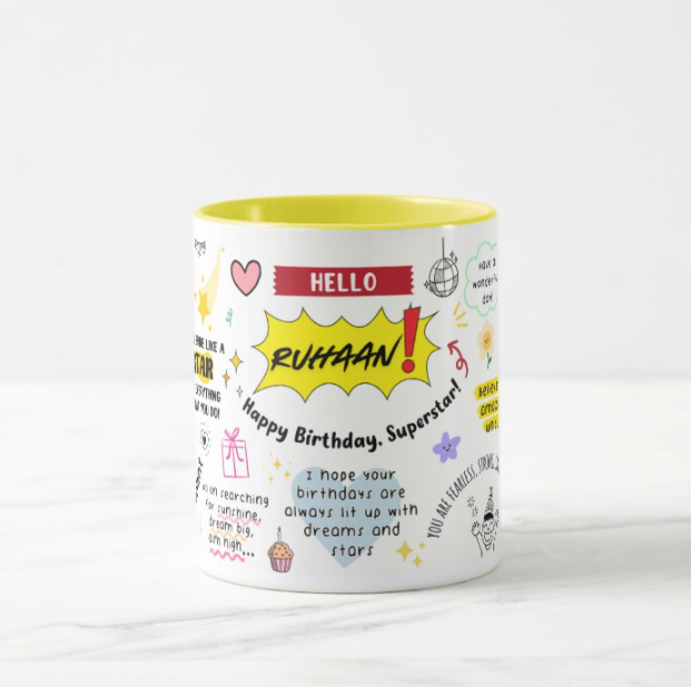 Happy Birthday (Personalised Mug)
