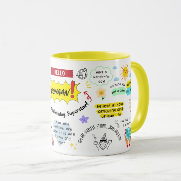 Happy Birthday (Personalised Mug)