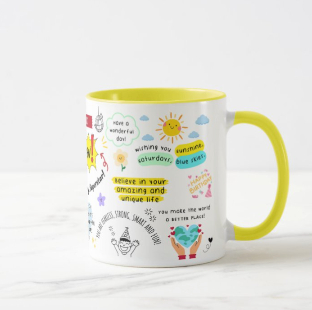 Happy Birthday (Personalised Mug)