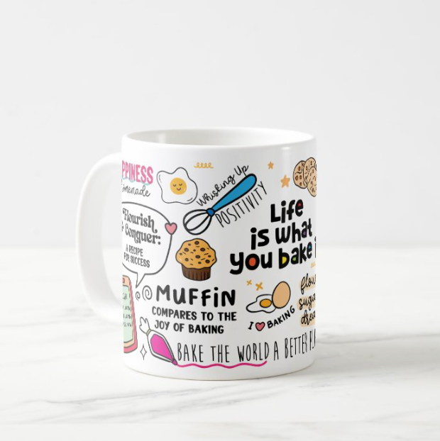 Life is what you bake mug
