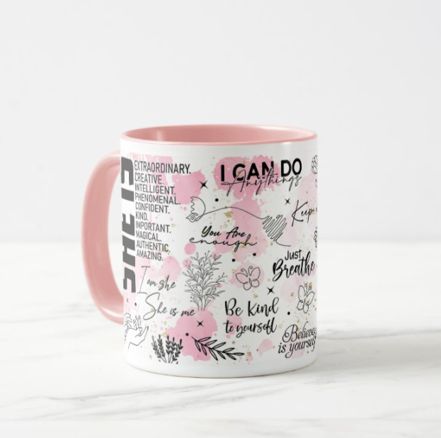 SHE IS Affirmation Mug 2.0