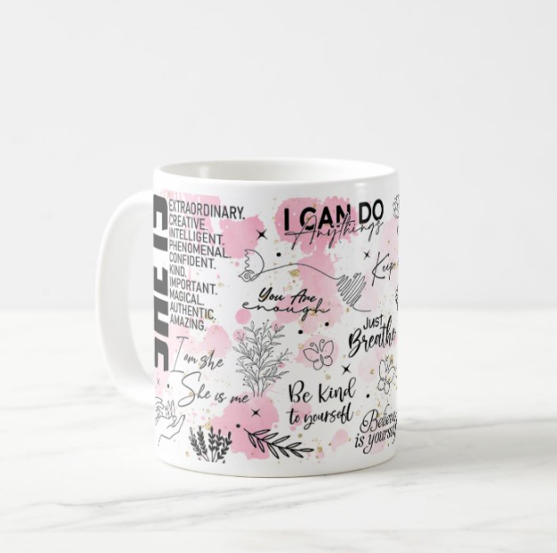 SHE IS Affirmation Mug 2.0
