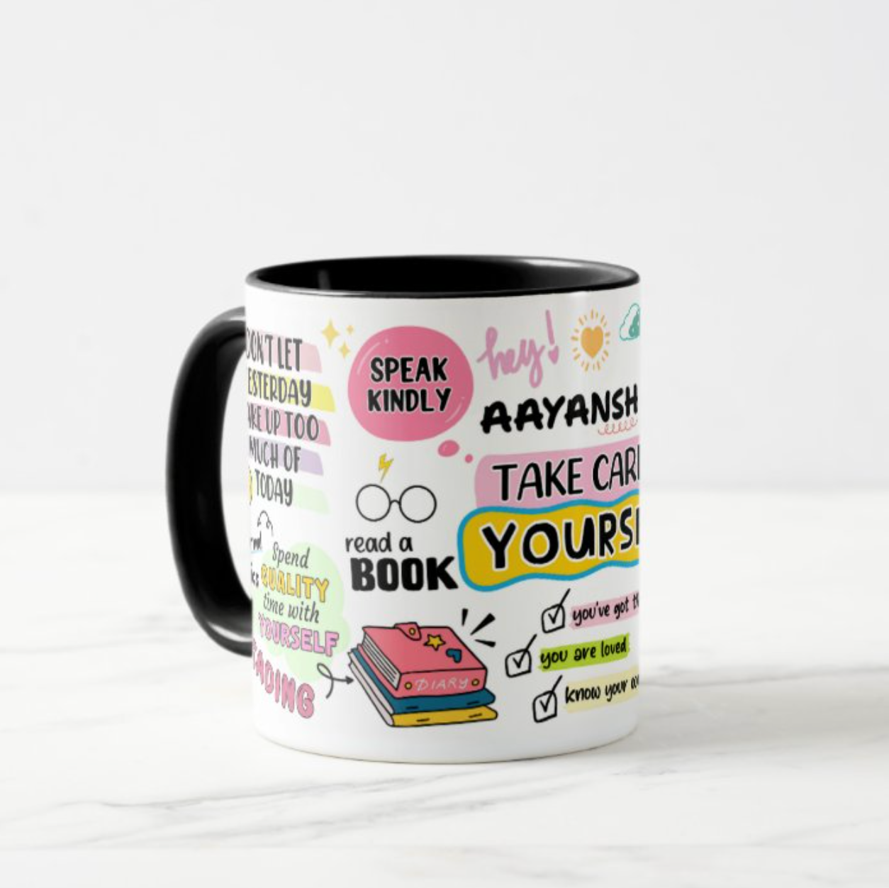 Take Care Mug (Personalised)