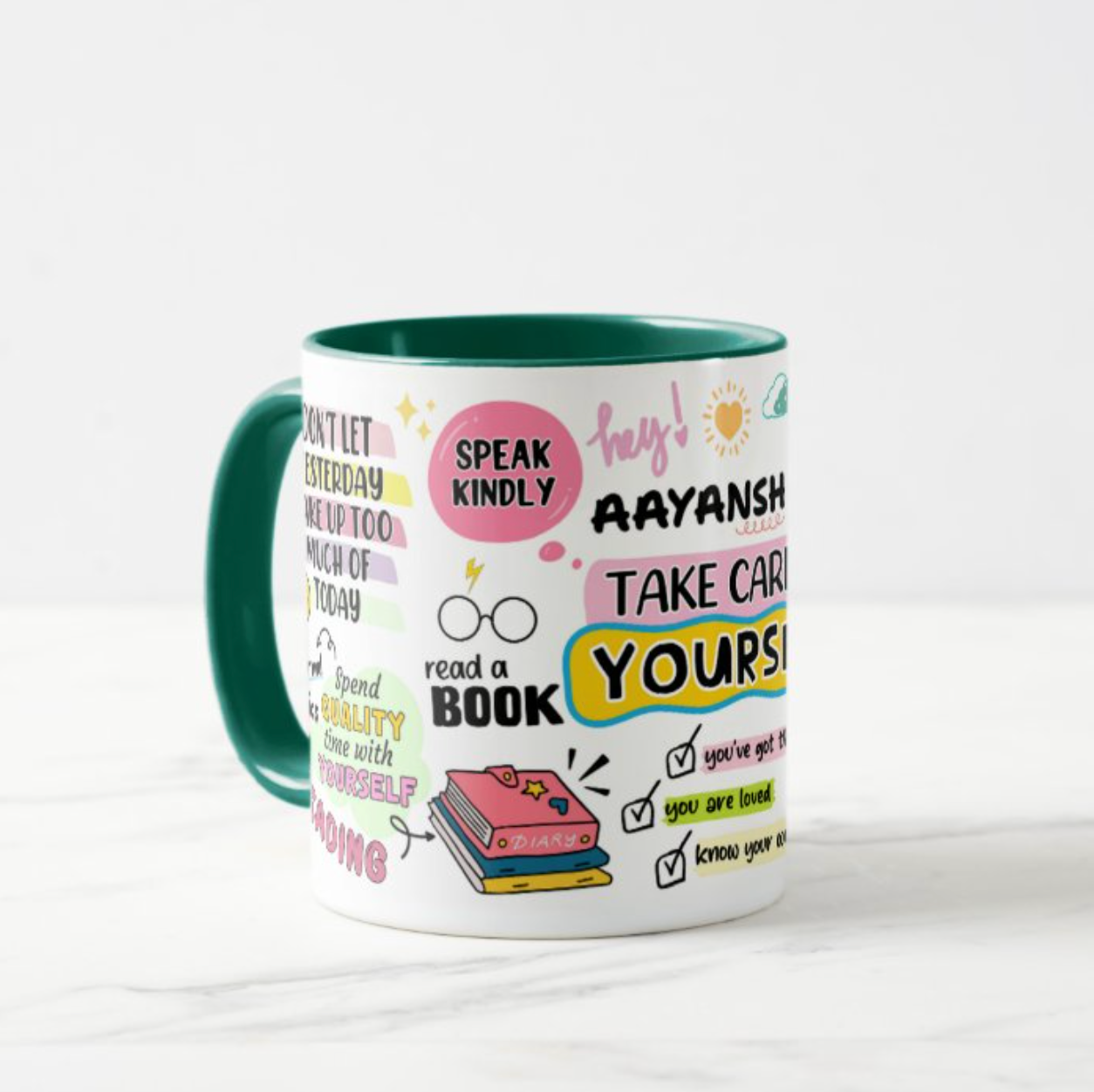 Take Care Mug (Personalised)
