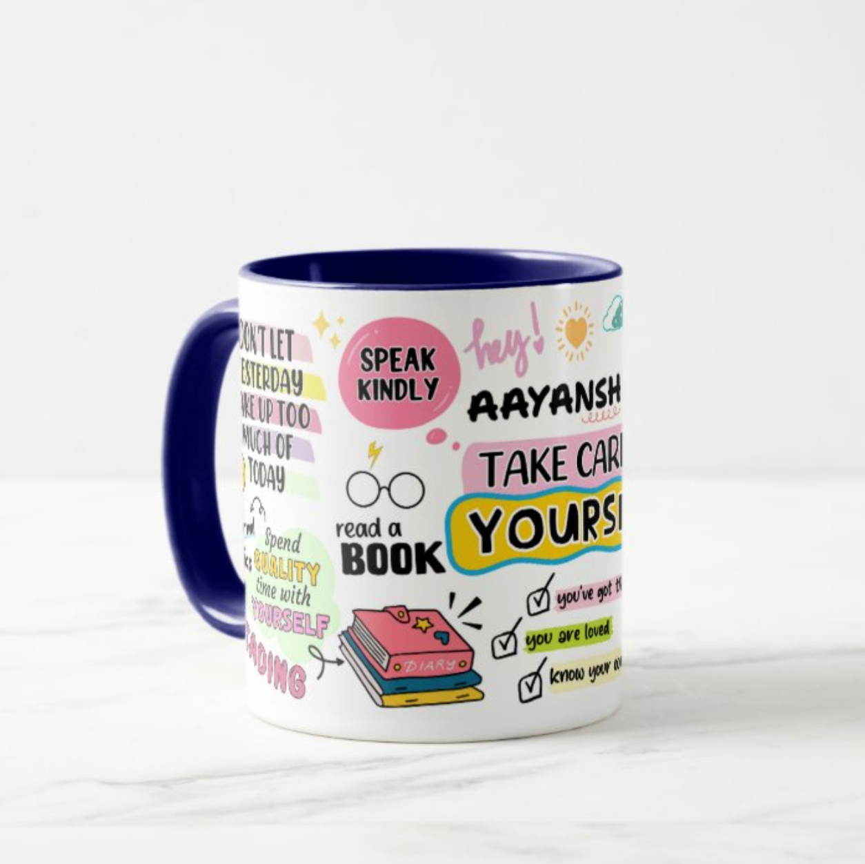 Take Care Mug (Personalised)