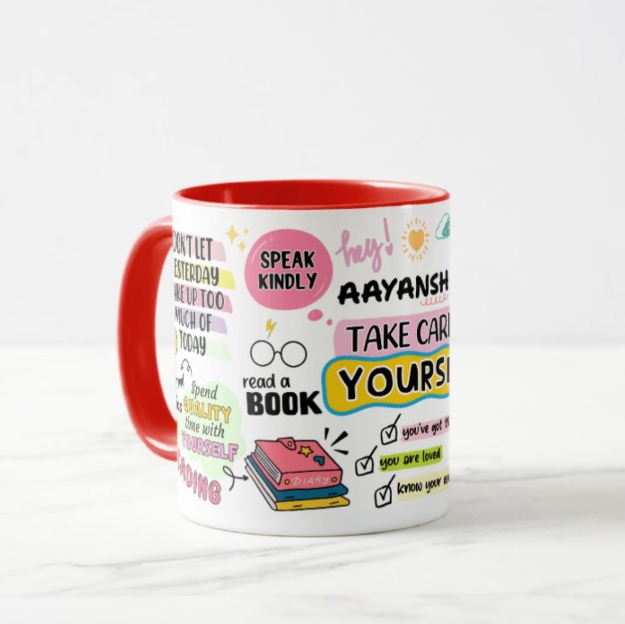 Take Care Mug (Personalised)