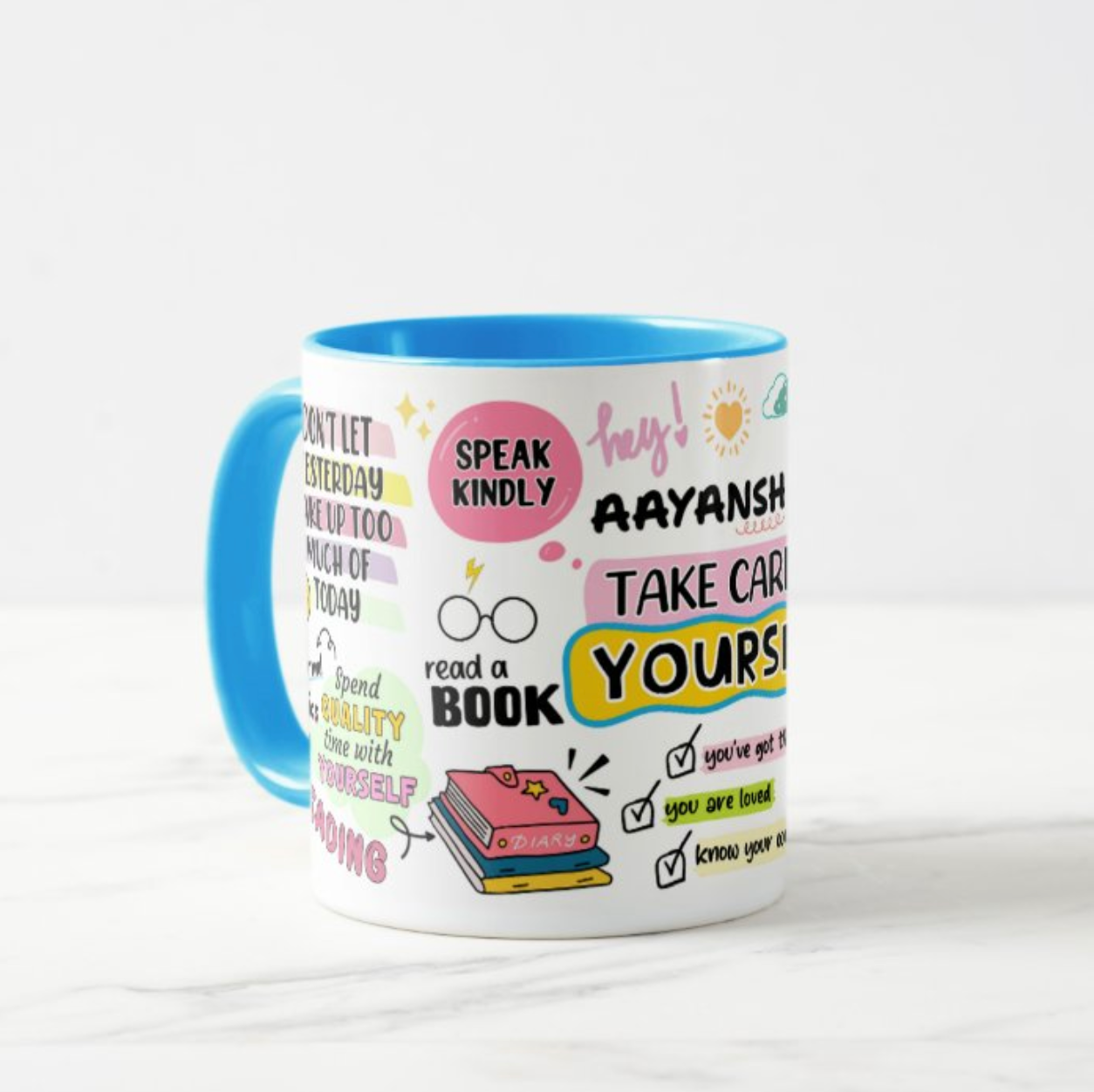 Take Care Mug (Personalised)