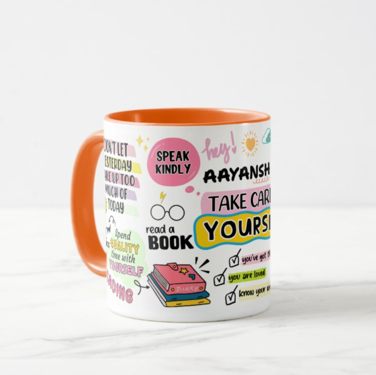 Take Care Mug (Personalised)