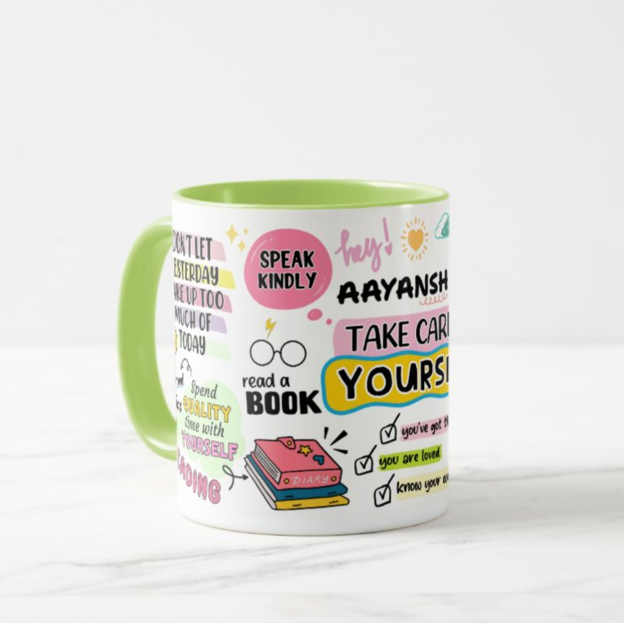 Take Care Mug (Personalised)
