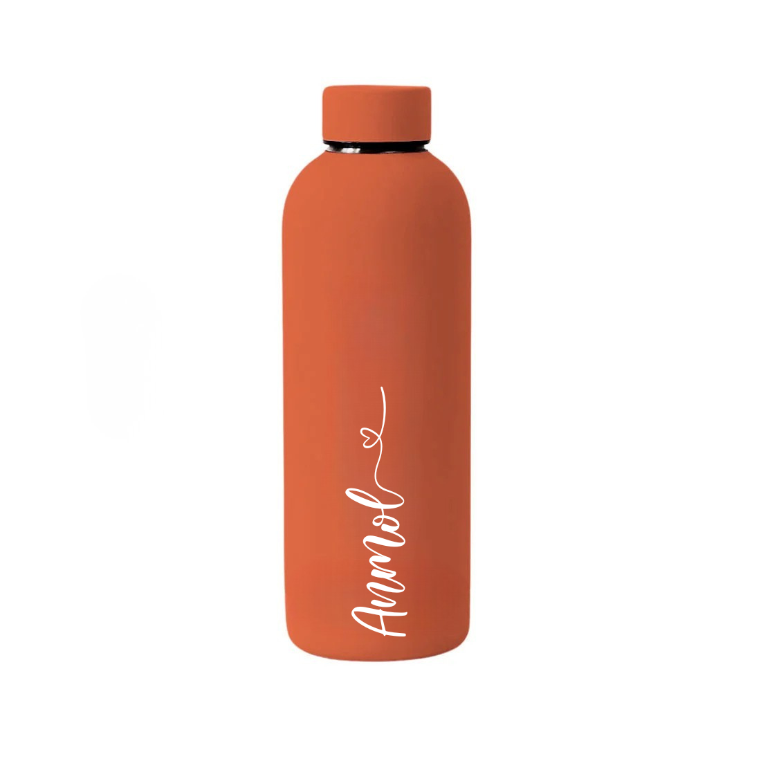 MoustacheMan Personalized Stainless Steel Water Bottle – 500ml | Double Insulated | BPA-Free | Leakproof