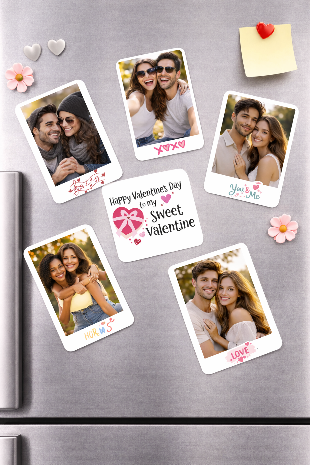 Love Memories Photo Magnet Set of 6
