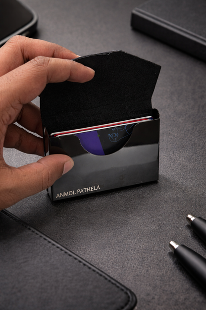 Premium Personalized Metal Card Holder