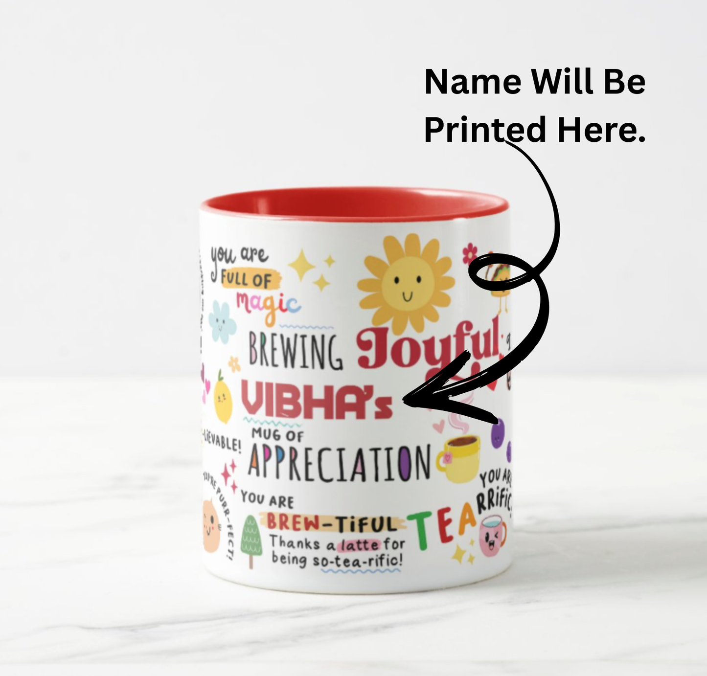 Mug Of Appreciation (Personalised)