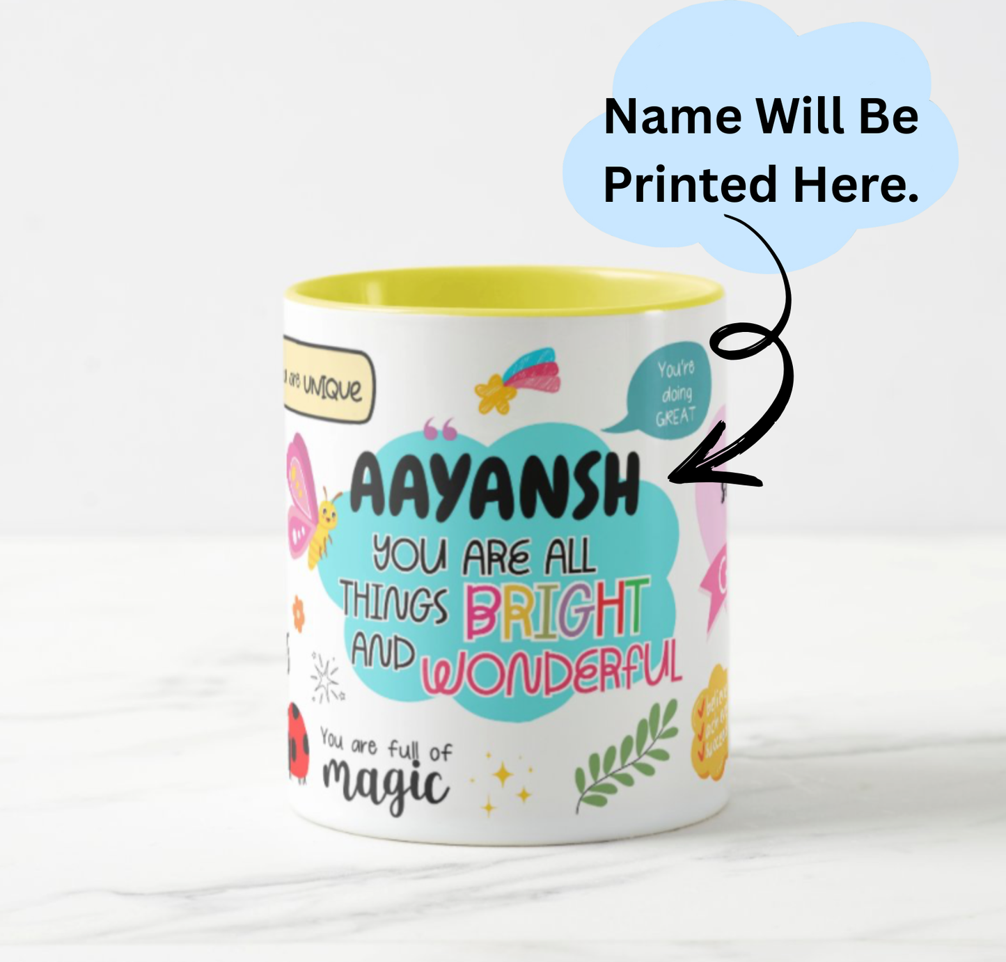 You Are Wonderful Mug (Personalised)