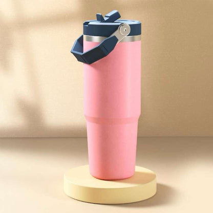 Personalised Vacuum Insulated Tumbler with Handle – 900ml