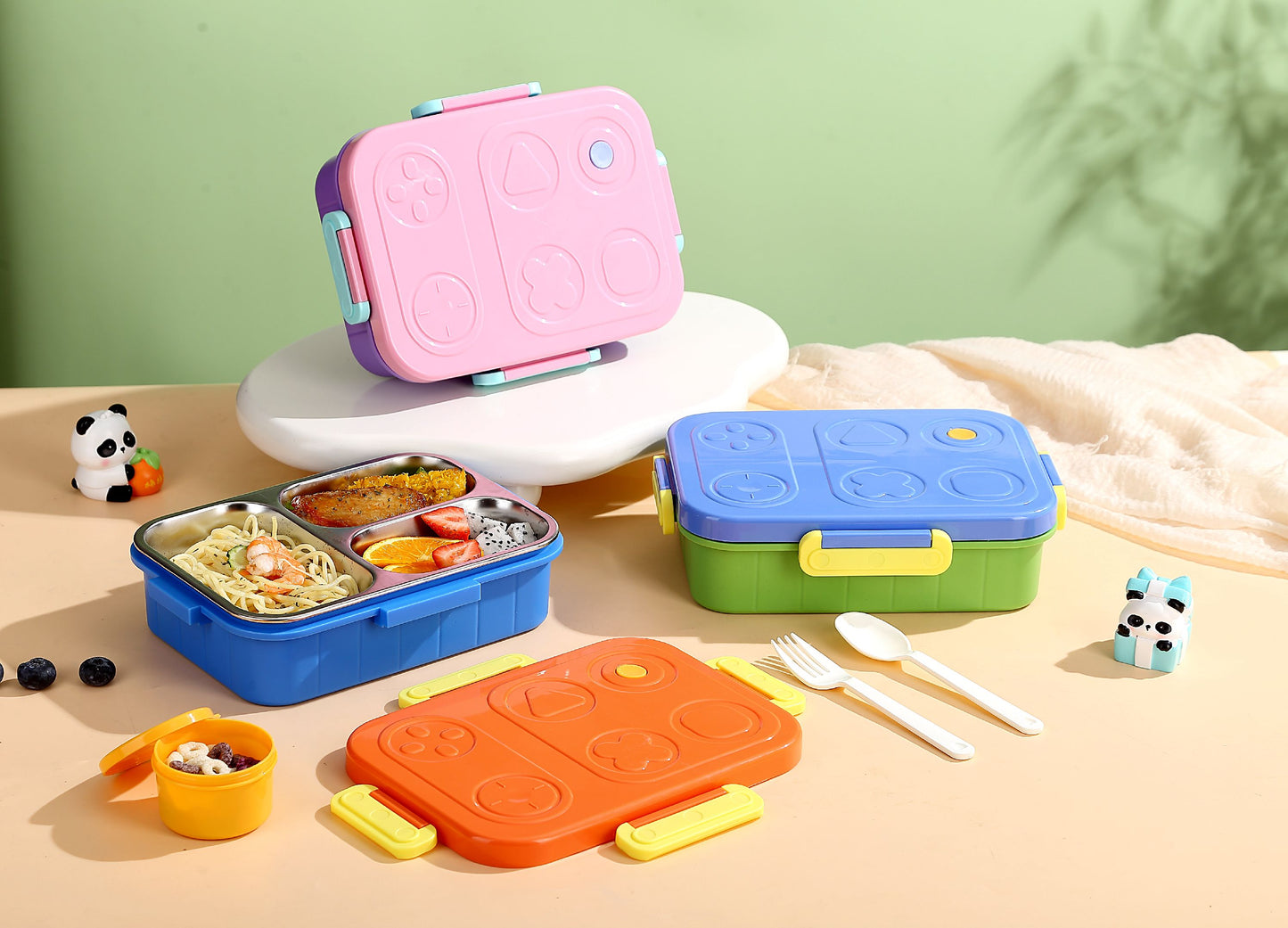Super Eye Dinosaur Kids Lunch Box – Stainless Steel Food Container