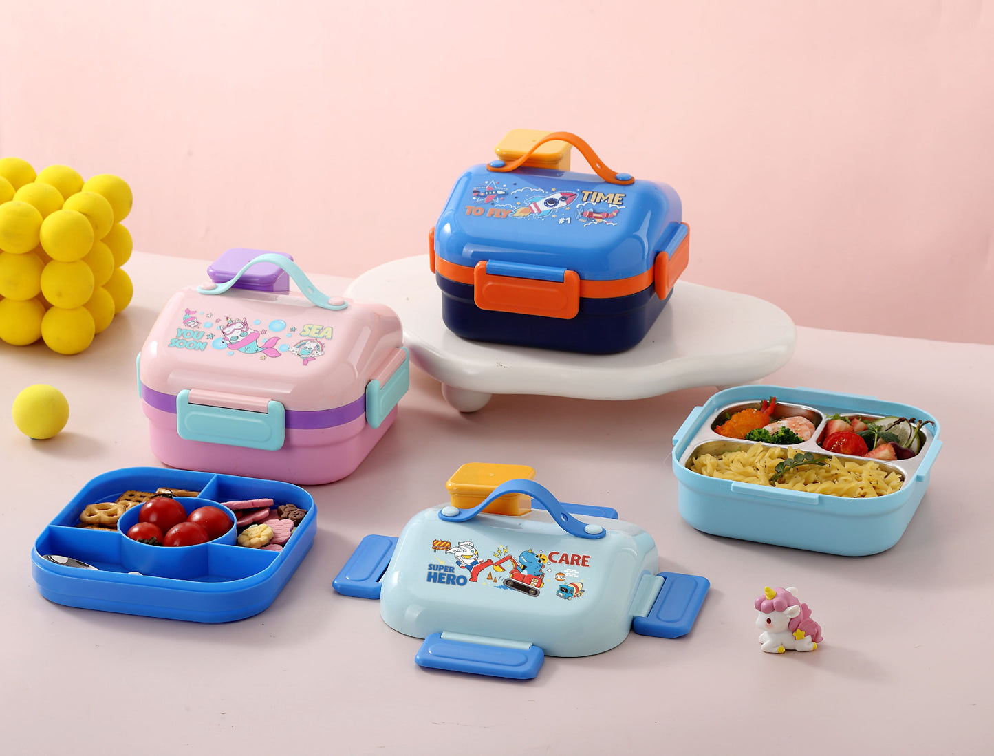 Super Eye Dinosaur Kids Lunch Box – Stainless Steel Food Container