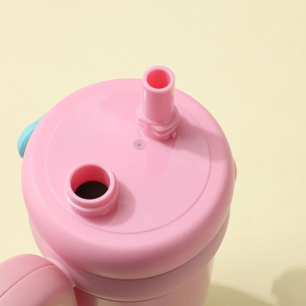 Hot & Cold Rainbow Sip Tumbler with Straw and Spout Lid 900ml
