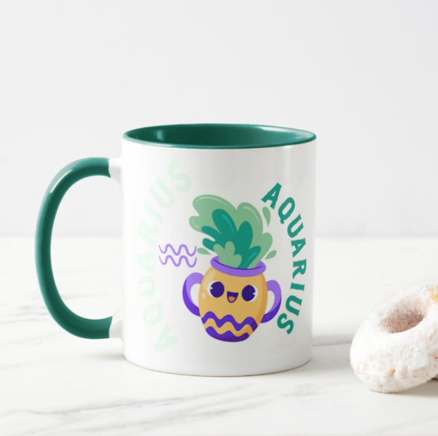 Zodiac Mug (Aquarius) 2.0
