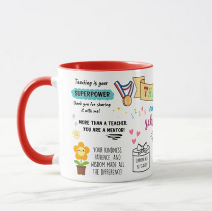 Thank You Teacher Mug