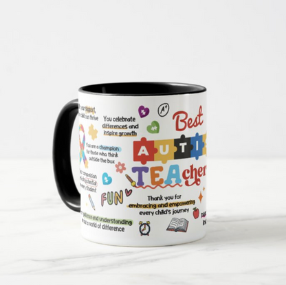 🧩 Best Autism Teacher Mug