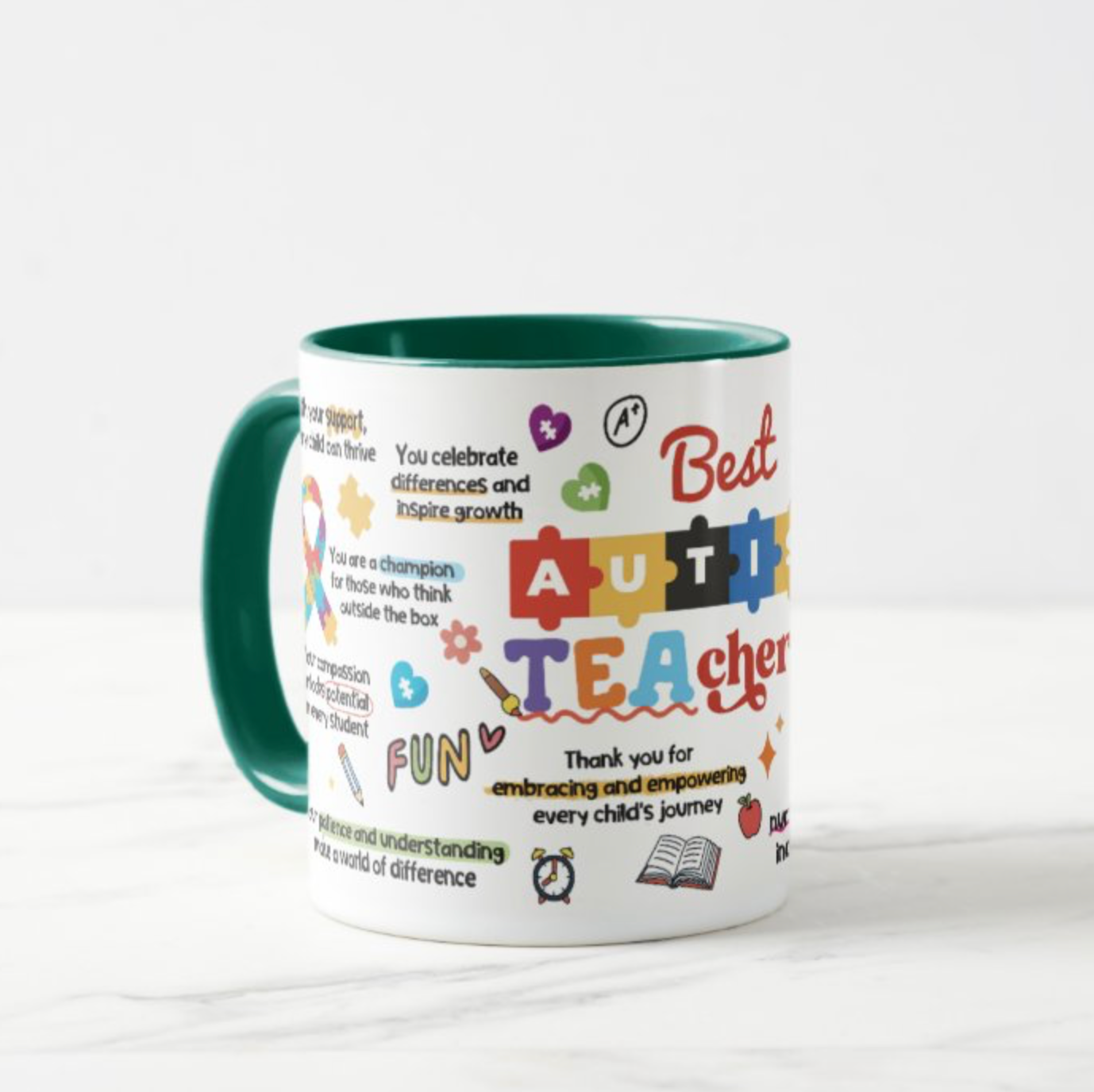 🧩 Best Autism Teacher Mug