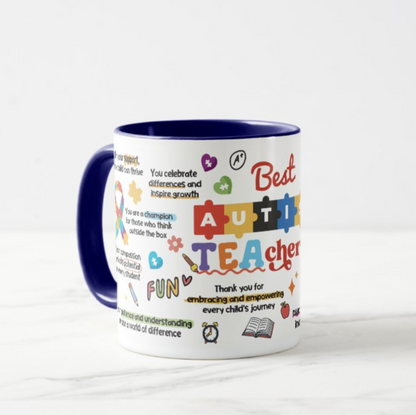 🧩 Best Autism Teacher Mug