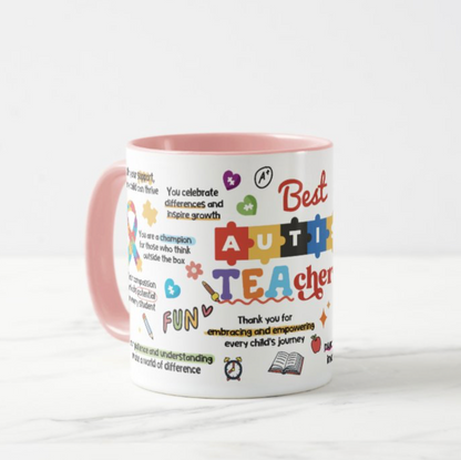 🧩 Best Autism Teacher Mug