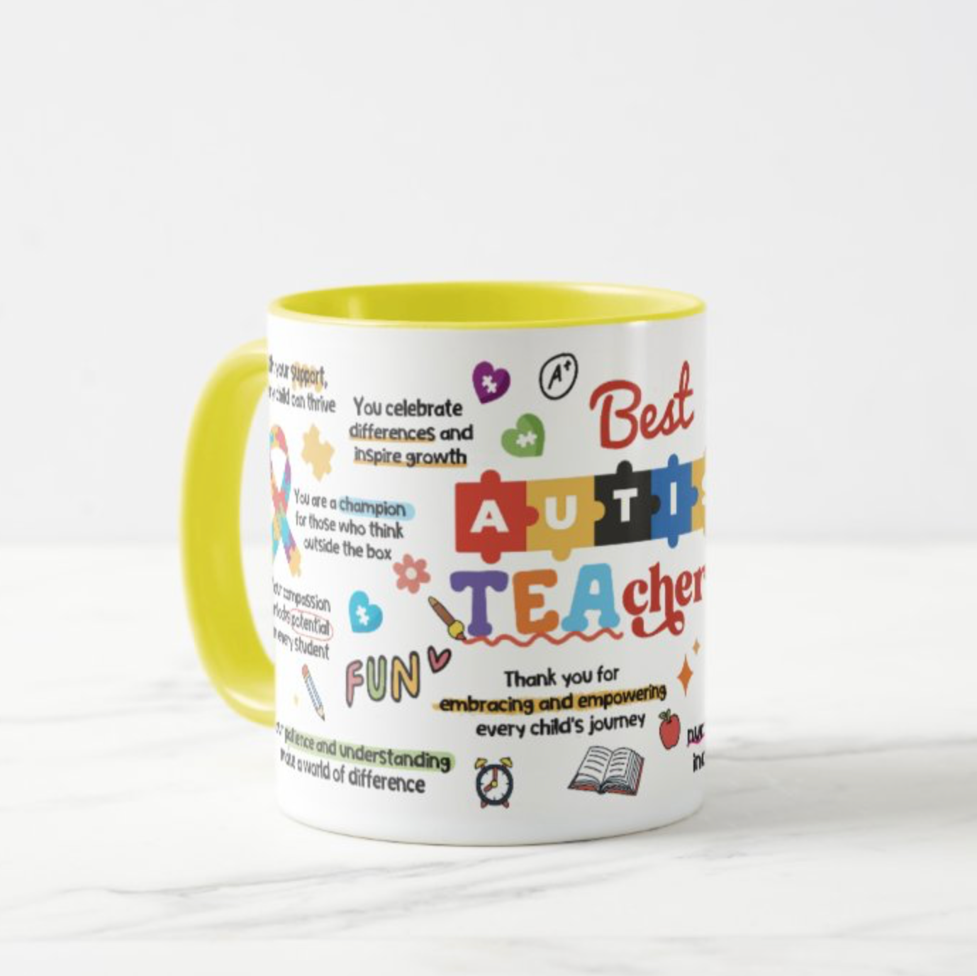 🧩 Best Autism Teacher Mug