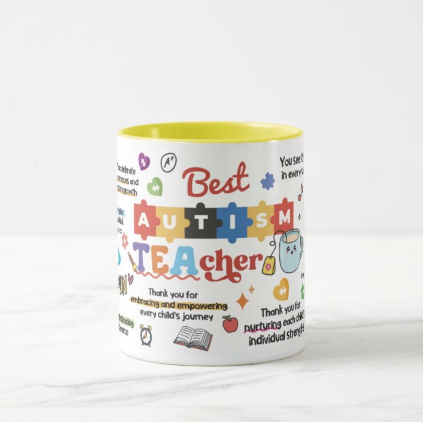 🧩 Best Autism Teacher Mug
