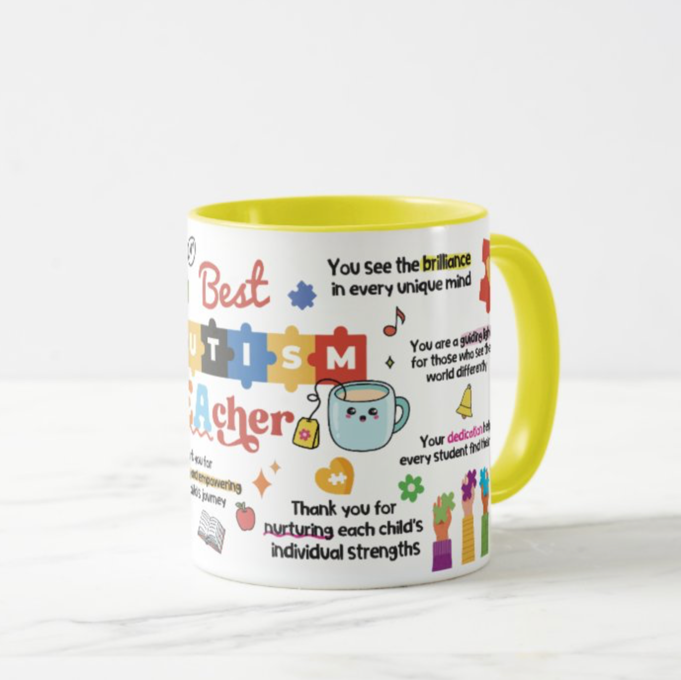 🧩 Best Autism Teacher Mug